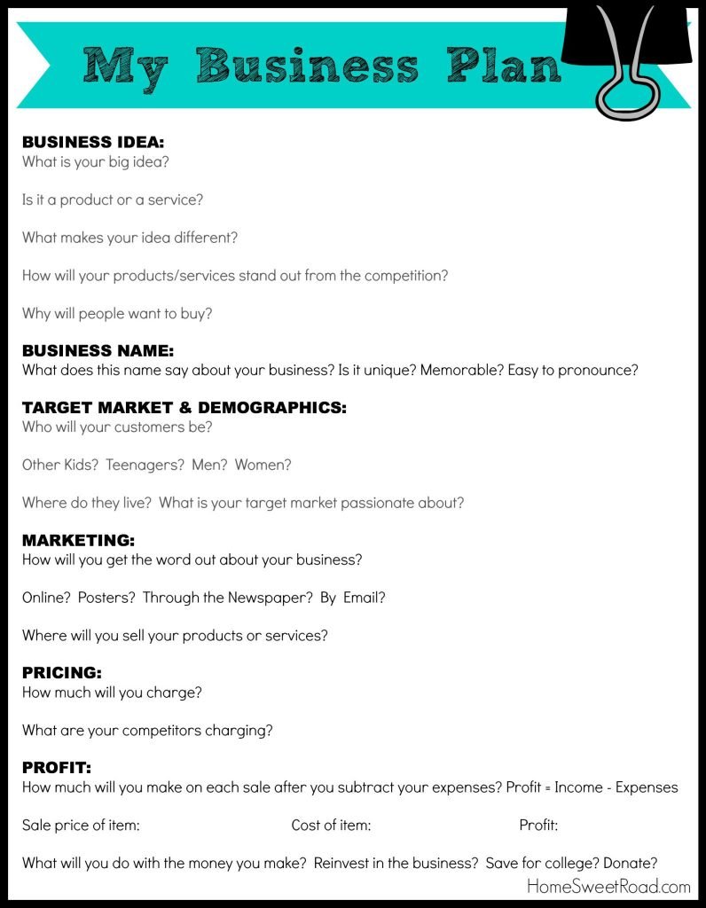 harvard university business plan template