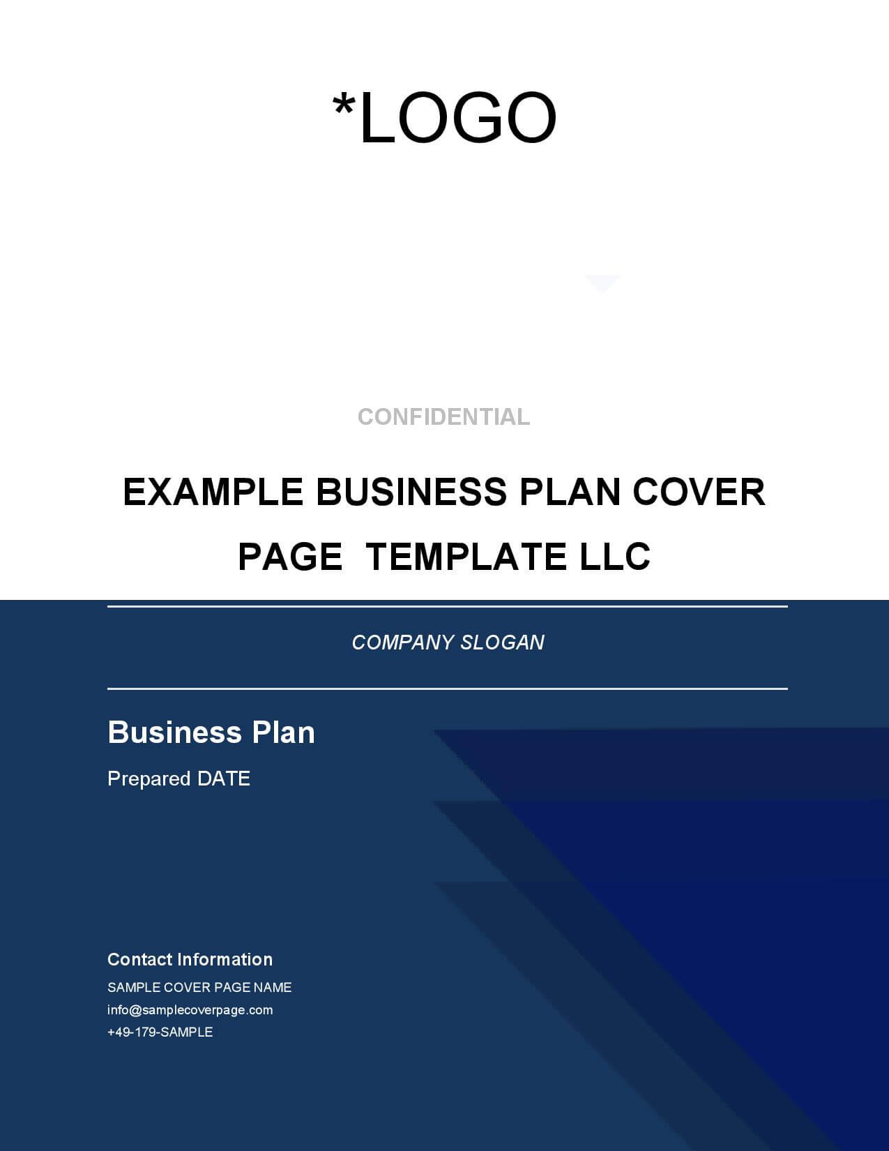 Business Plan Cover Page Templates For Students Questions