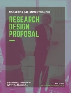research design proposal